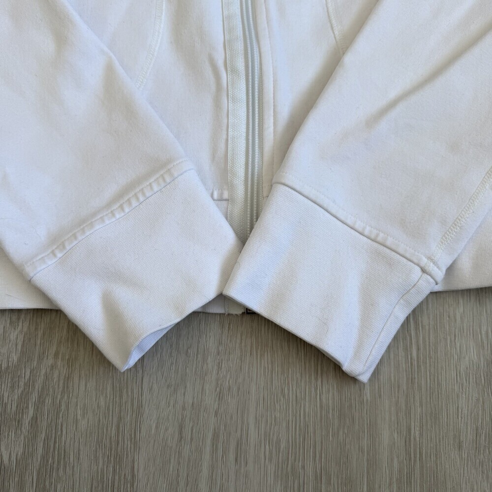 Lululemon Stride Jacket VTG Y2K White Women Size 8 Old School Quality GUC - Picture 4 of 9